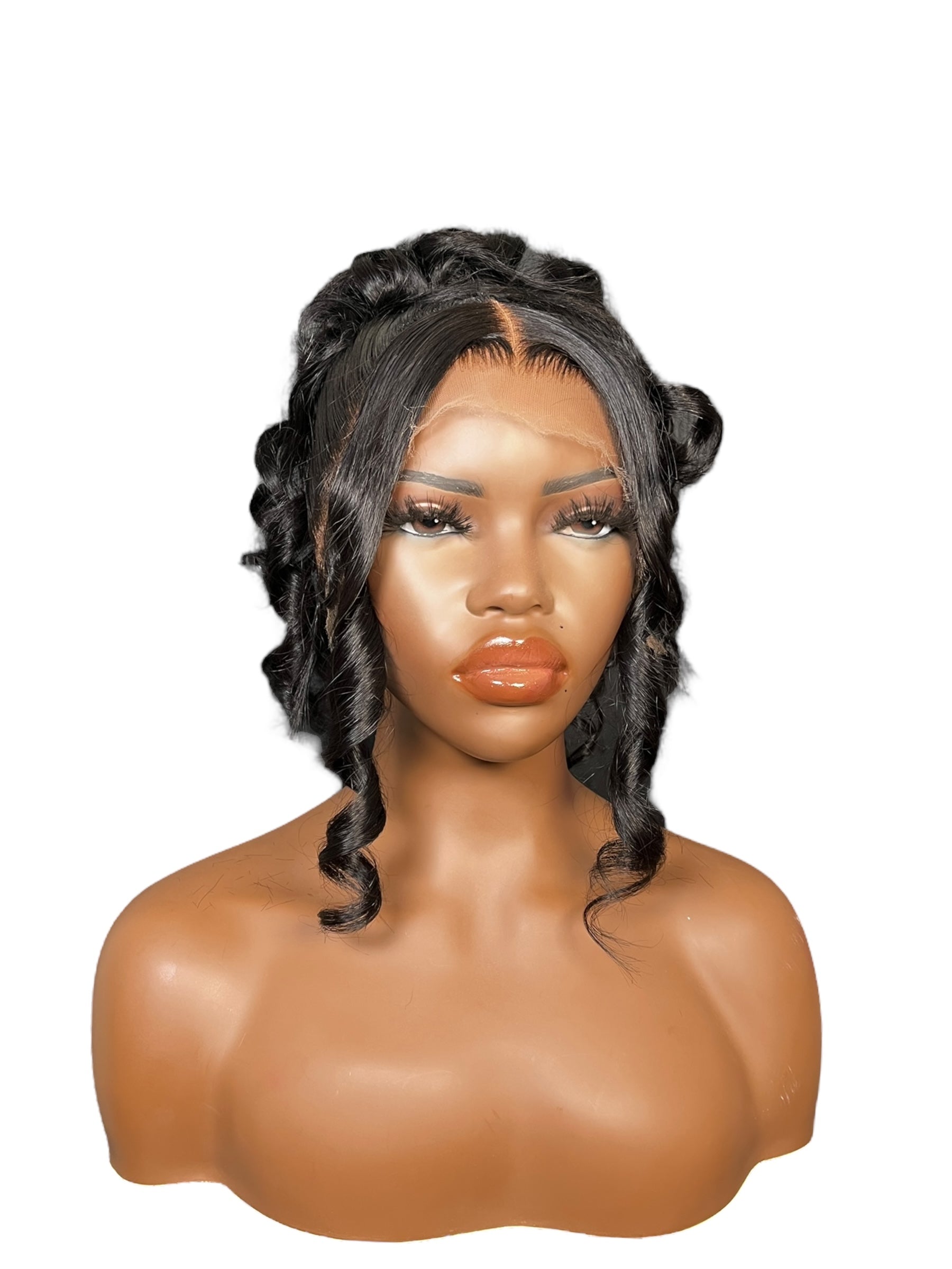 Wig styling outlet updo